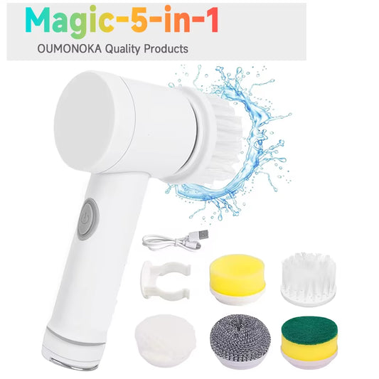 Electric Cleaning Brush – Cordless Scrubber for Bathroom, Tiles & More