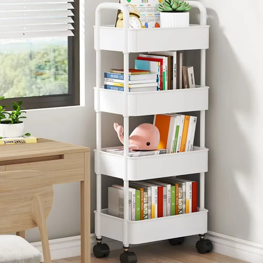 Rolling Storage Cart – Multi-Layer Kitchen & Home Organizer with Wheels