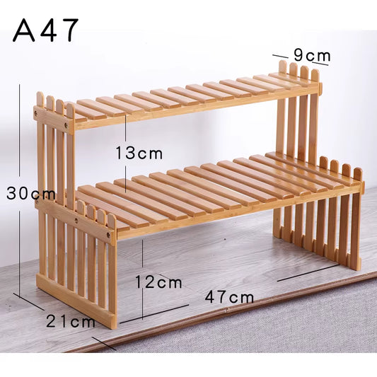 Wooden Indoor Plant Stand – Multi-Tier Flower Pot Shelf & Organizer