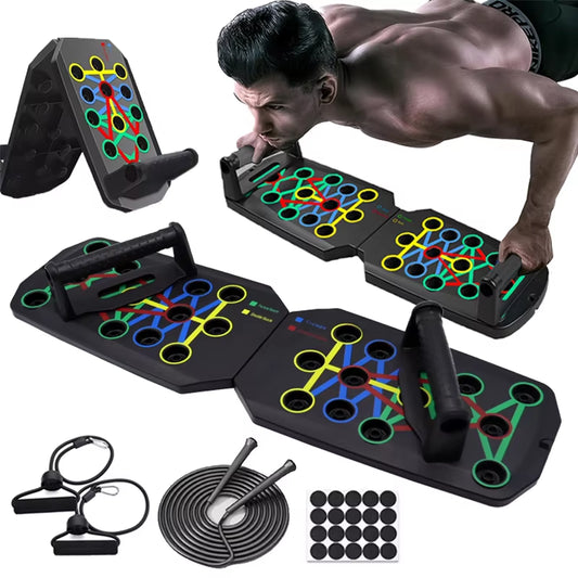 Foldable Push-Up Board – Portable Multifunctional Fitness Equipment