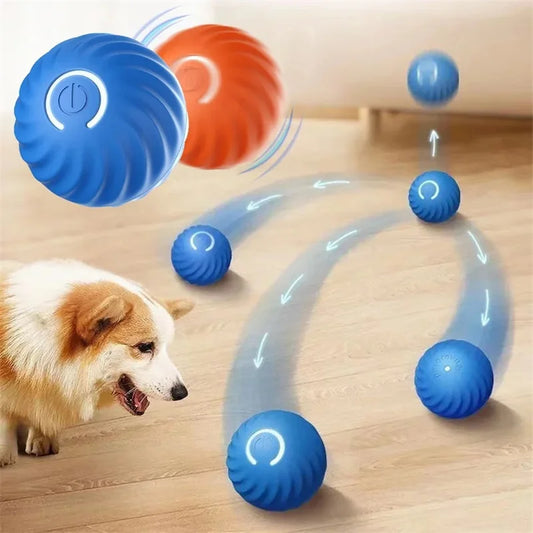 Electronic Pet Toy Ball – Bouncing & Rolling Fun for Dogs & Cats