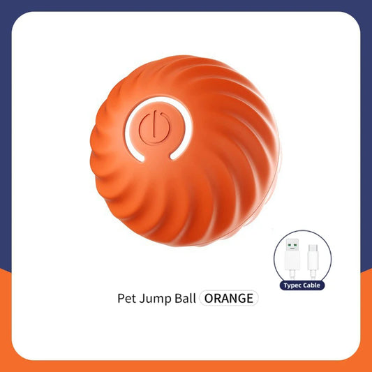 Electronic Pet Toy Ball – Bouncing & Rolling Fun for Dogs & Cats