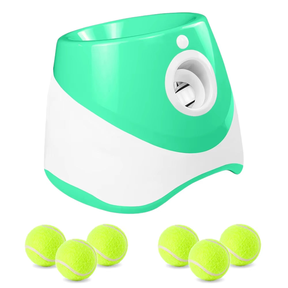 Dog Tennis Ball Launcher Dogs Chase Automatic Toys Automatic Fun Interactive Machine Fun Interactive Catapult Throw Rechargable