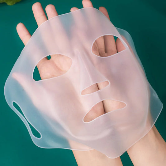 3D Silicone Face Mask – Reusable Anti-Wrinkle & Moisturizing Gel Sheet