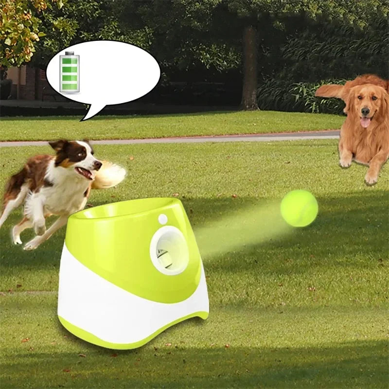 Dog Tennis Ball Launcher Dogs Chase Automatic Toys Automatic Fun Interactive Machine Fun Interactive Catapult Throw Rechargable