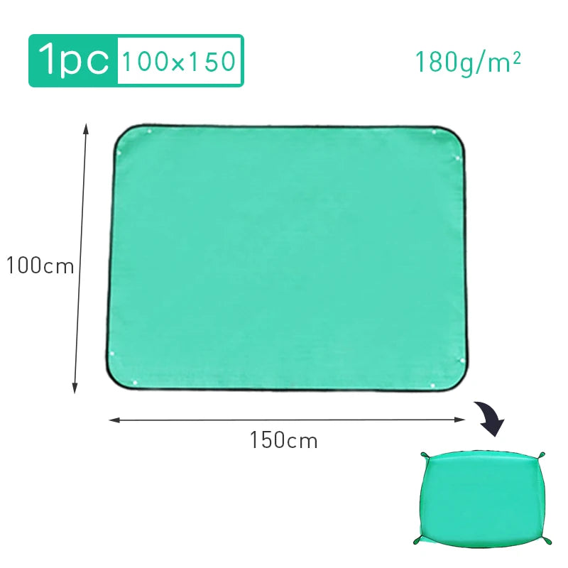 Waterproof Foldable Planting Mat Garden Mat Garden Potting Pad for Flowerpot Transplanting Mixing Soil Plant Pruning Garden Tool