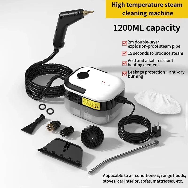 Steam Cleaner Temperature Sterilization Air Conditioning Kitchen Hood Home/Car Steaming Cleaner 110V US Plug /220V EU Plug