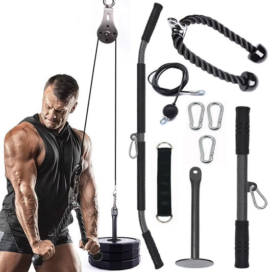 Multifunctional Fitness Pulley – Heavy-Duty Wire Rope for Bodybuilding