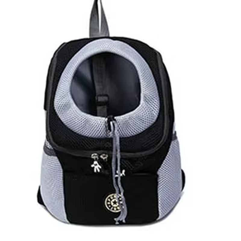 Outdoor Pet Dog Carrier Bag Portable Travel Backpack Front Bag Double Shoulder Mesh Backpack Head Carrying Bags for Cat