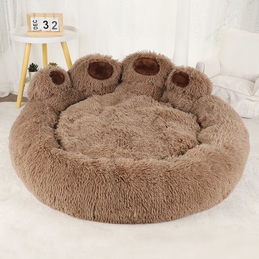 Fluffy Dog Bed – Soft & Cozy Pet Sofa Basket for Dogs & Cats